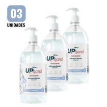 Kit 3 Sabonetes Líquidos Glicerinados 1L Algodão Pump Dispenser UPPRO