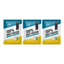 Kit 3 Sache 100% Whey Protein 26g Proteina Leitinho 40G Shark Pro Kit 3 Sache 100% Whey Protein 26g Proteina Leitinho 40G Shark Pro