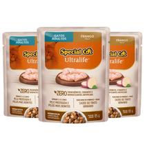 Kit 3 Sachê Special Cat Ultralife Adultos Sabor Frango - 85g Kit 3 Sachê Special Cat Ultralife Adultos Sabor Frango - 85g