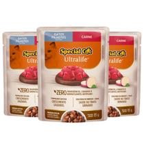Kit 3 Sachê Special Cat Ultralife Filhotes Sabor Carne - 85G Kit 3 Sachê Special Cat Ultralife Filhotes Sabor Carne - 85G