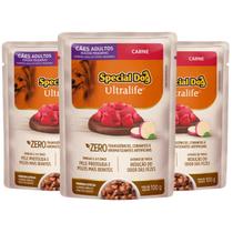 Kit 3 Sachê Special Dog Ultralife Adultos Raças Pequenas Sabor Carne - 100g Kit 3 Sachê Special Dog Ultralife Adultos Raças Pequenas Sabor Carne - 100g