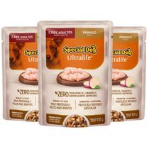 Kit 3 Sachê Special Dog Ultralife Adultos Sabor Frango - 100g