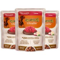Kit 3 Sachê Special Dog Ultralife Filhotes Sabor Carne - 100g Kit 3 Sachê Special Dog Ultralife Filhotes Sabor Carne - 100g