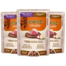 Kit 3 Sachê Special Dog Ultralife Raças Pequenas Sabor Cordeiro - 100g Kit 3 Sachê Special Dog Ultralife Raças Pequenas Sabor Cordeiro - 100g