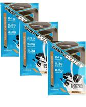 Kit 3 Saches 34 G Tasty Whey 3w Adaptogen Science Sabores Cookies And Cream