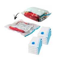 Kit 3 Saco À Vácuo 70 x 110 Grande Para Roupas Viagem