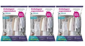 Kit 3 Saco a Vácuo Compact Bag 60x135cm Paramount