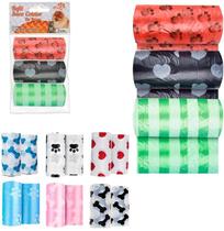 Kit 3 Saco Coletor de Fezes Cachorro Refil Pet Cães e Gatos