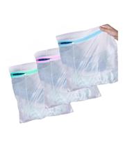 Kit 3 Saco De Lavar Roupa Delicada Bebe Intima Máquina P M G