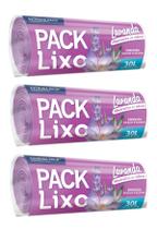 Kit 3 Saco de Lixo Lavanda Perfumado Antiodor 30 L 90 Sacos Kit 3 Saco de Lixo Lavanda Perfumado Antiodor 30 L 90 Sacos