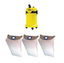 Kit 3 Saco Descartável Aspirador de Pó Karcher 2103 2104 2501 NT 181