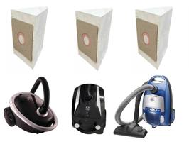 Kit 3 Saco Filtro Descartável Aspirador de Pó BlackDecker LAS 3000 HOME LEADER e Philco 1640