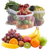 Kit 3 Saco PMG Organizadora Geladeira Armazenar Frutas Verduras Legumes