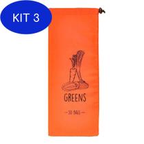Kit 3 Sacola Para Conservar Alimentos - Greens - So Bags