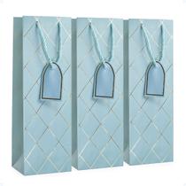 Kit 3 Sacolas De Presente Personalizada Para Bebidas Vinho Kit 3 Sacolas De Presente Personalizada Para Bebidas Vinho