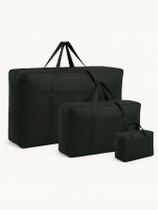 Kit 3 Sacolas Viagem Mega Sacoleira Pequena Media Grande