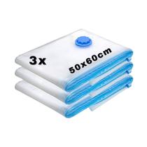 Kit 3 Sacos À Vácuo Organizador Para Guarda Roupas 50x60cm