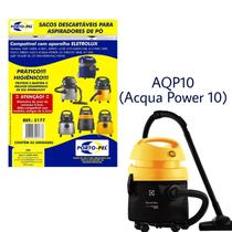Kit 3 Sacos Aspirador de Pó Electrolux - Acqua Power 10 AQP10 (2177)