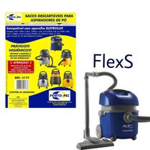 Kit 3 Sacos Aspirador de Pó Electrolux - Flex S (2177)