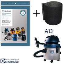 Kit 3 Sacos Aspirador de Pó Electrolux Original + Filtro - A13 (CSE10)