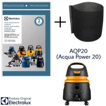 Kit 3 Sacos Aspirador de Pó Electrolux Original + Filtro - Acqua Power 20 AQP20 (CSE10) Kit 3 Sacos Aspirador de Pó Electrolux Original + Filtro - Acqua Power 20 AQP20 (CSE10)