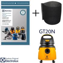Kit 3 Sacos Aspirador de Pó Electrolux Original + Filtro - GT20N (CSE10)