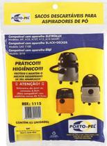 Kit 3 Sacos Aspirador Pó Electrolux Wap Antigo - Porto Pel