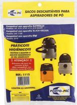 Kit 3 Sacos Aspirador Pó Electrolux Wap Antigo - Porto Pel
