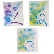 Kit 3 sacos de batata para corrida coloridos com números Kit 3 sacos de batata para corrida coloridos com números