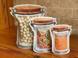 Kit 3 Sacos Herméticos Eco Bag 3D Kit 3 Sacos Herméticos Eco Bag 3D