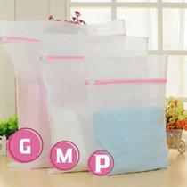 Kit 3 Sacos Lavar Roupas Saquinhos Lavanderia Lavagem P/M/G