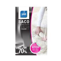 Kit 3 Sacos Organizadores á Vácuo para Viagem Médio- YAZI