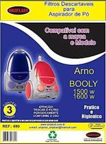Kit 3 Sacos para Aspirador de Pó Arno Booly Compatível 2pct Kit 3 Sacos para Aspirador de Pó Arno Booly Compatível 2pct