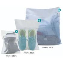 Kit 3 Sacos para Lavar Roupas Delicadas - UTIL