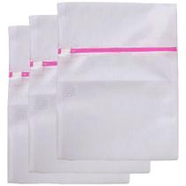 Kit 3 Sacos Protetor De Lavar Roupa Para Lavadora 60 X 50 Cm