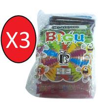 Kit 3 Sacos Sacolé Geladinho Mini Bigu Pacote c/ 50x28ml=150un Kit 3 Sacos Sacolé Geladinho Mini Bigu Pacote c/ 50x28ml=150un