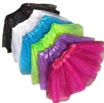 Kit 3 Saia Tules Carnaval Festa Fantasia Promo