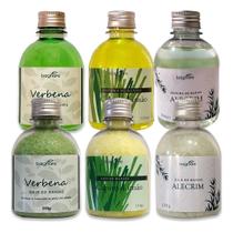 Kit 3 Sais De Banho + 3 Espumas Ofurô Hidromassagem Spa Kit 3 Sais De Banho + 3 Espumas Ofurô Hidromassagem Spa