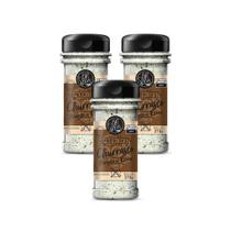 Kit 3 Sal De Parrilla Com Pimenta Do Reino BR Spices 370G