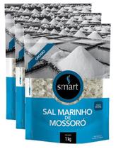 kit 3 Sal Marinho De Mossoró Grosso Tempero 1kg Da Smart kit 3 Sal Marinho De Mossoró Grosso Tempero 1kg Da Smart
