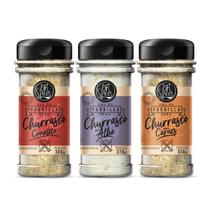 Kit 3 Sal Parrilla Para Churrasco, Carnes e Alho - BR Spices