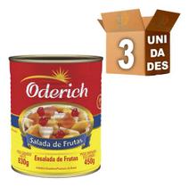 Kit 3 Salada De Frutas Em Conserva Oderich Lata