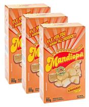 Kit 3 Salgadinho Mandiopã Sabor Camarão 80G Cada