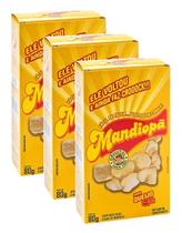 kit 3 SALGADINHO MANDIOPÃ SABOR QUEIJO 80G CADA