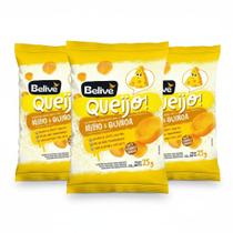 Kit 3 salgadinho sabor queijo c/ milho e quinoa 25g belive Kit 3 salgadinho sabor queijo c/ milho e quinoa 25g belive