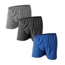 Kit 3 Samba Canção Bermuda De Dormir Em Malha Confortável Estampadas