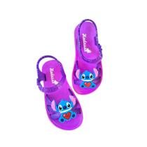 Kit 3 Sandália Infantil Stitch Feminina Antiderrapante Confortável Macia Tudo Para Sua Princesa Lind