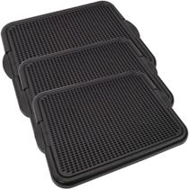 Kit 3 Sanitário Canino Higiênico Toalete Pipi Dog Xixi Educador Tapete Plástico Black Kit 3 Sanitário Canino Higiênico Toalete Pipi Dog Xixi Educador Tapete Plástico Black