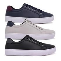 Kit 3 Sapatênis Casual Masculino Confort SF Ajuste Elástico - StarFox
