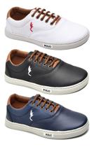 Kit 3 Sapatenis Infantil Casual Esporte Fino Moderno Estilo